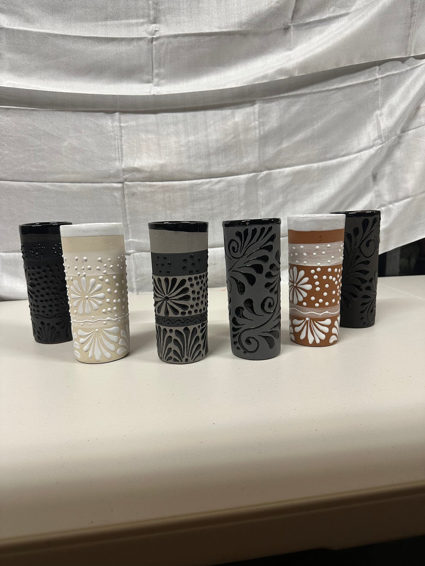 Tall Handmade Ceramic Cups