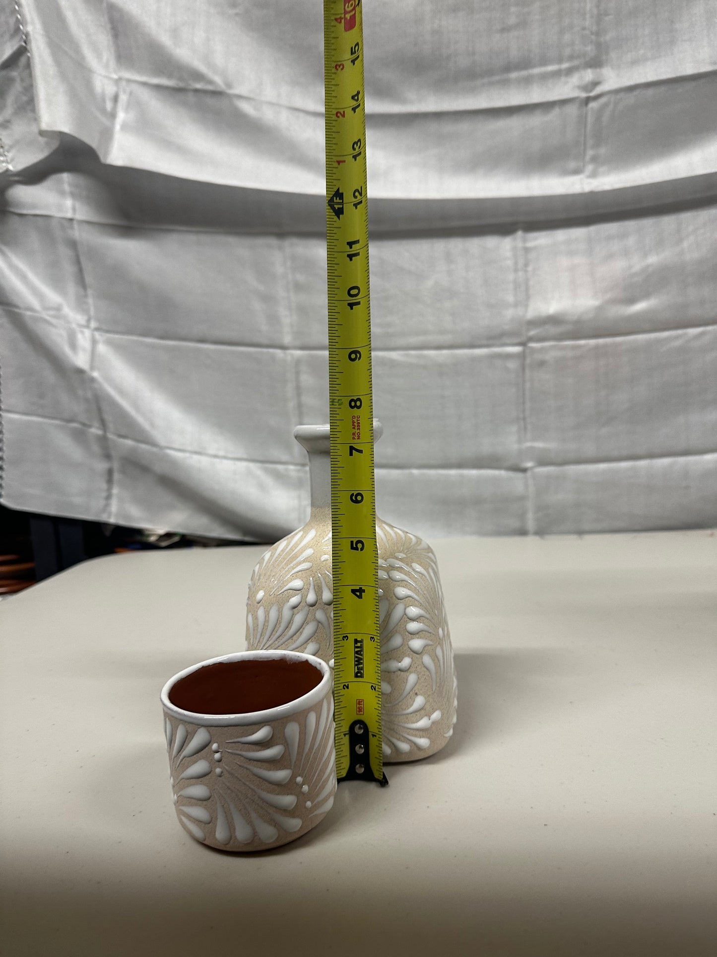 Mexican Ceramic Water Carafe