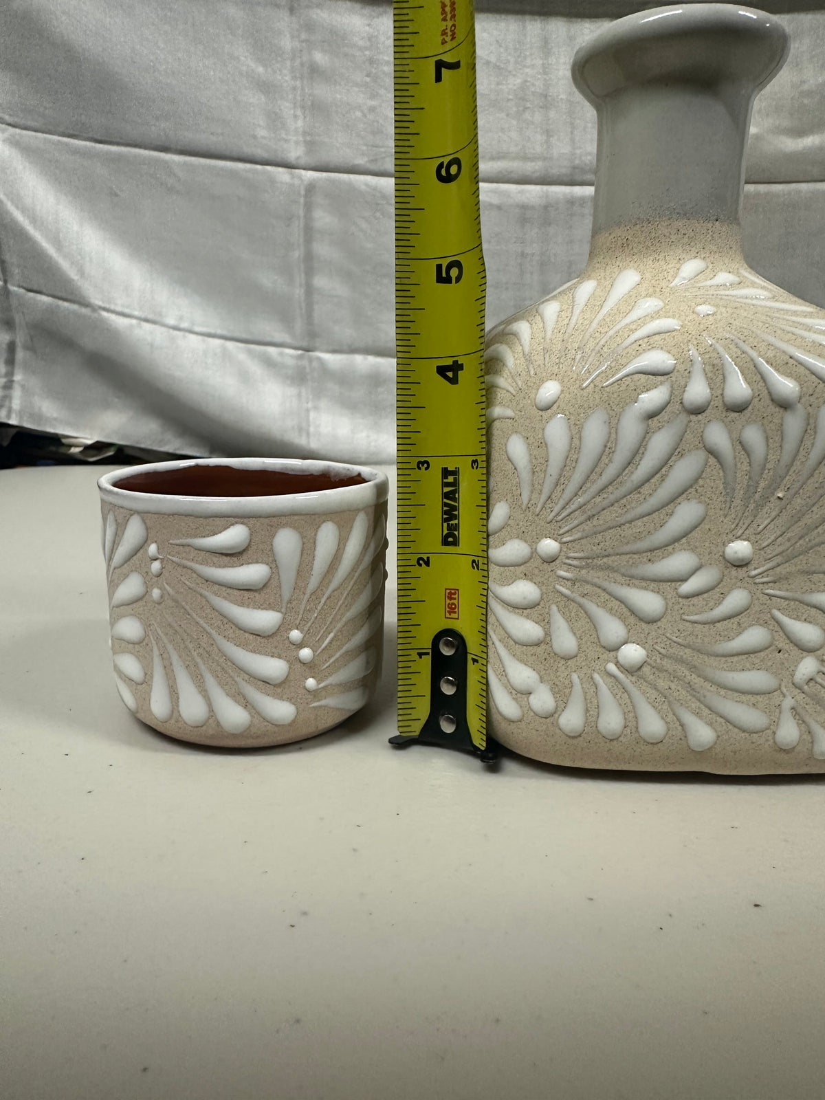 Mexican Ceramic Water Carafe