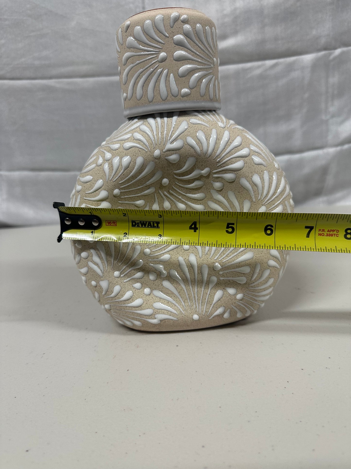 Mexican Ceramic Water Carafe