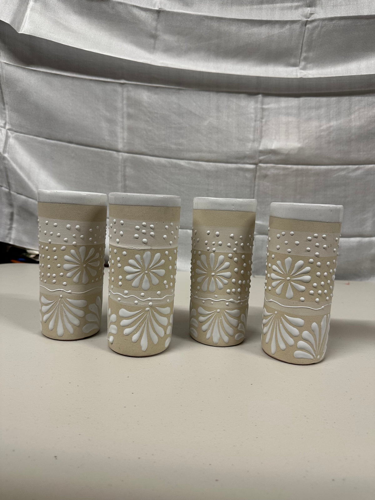 Tall Handmade Ceramic Cups