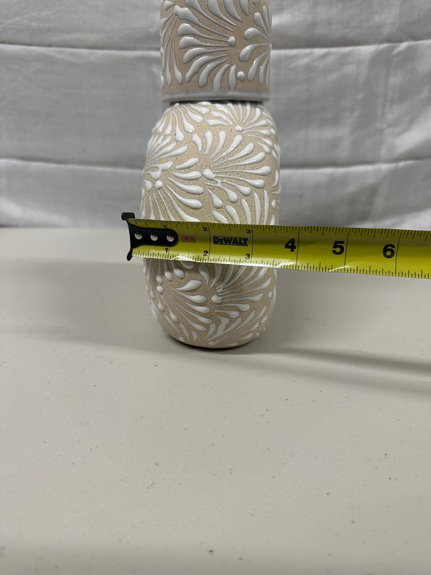 Mexican Ceramic Water Carafe