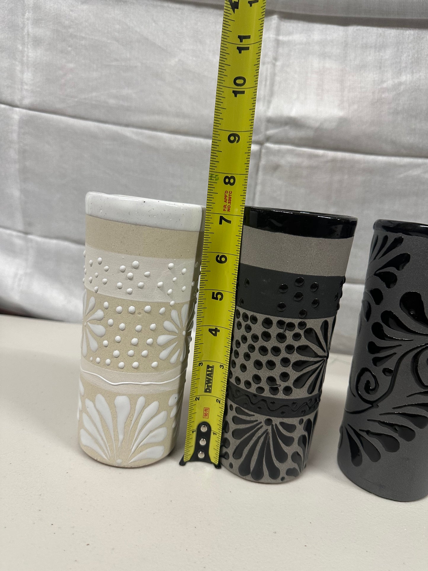 Tall Handmade Ceramic Cups