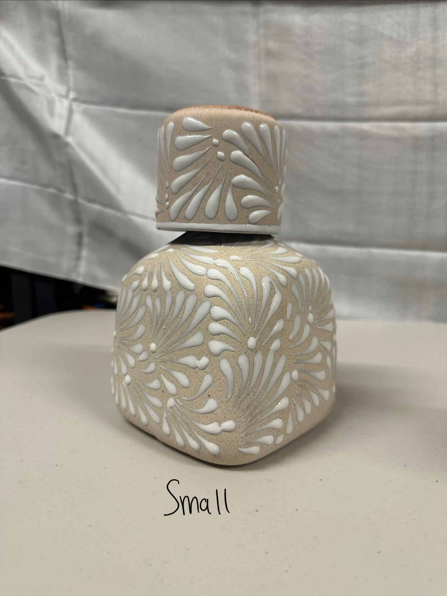 Mexican Ceramic Water Carafe