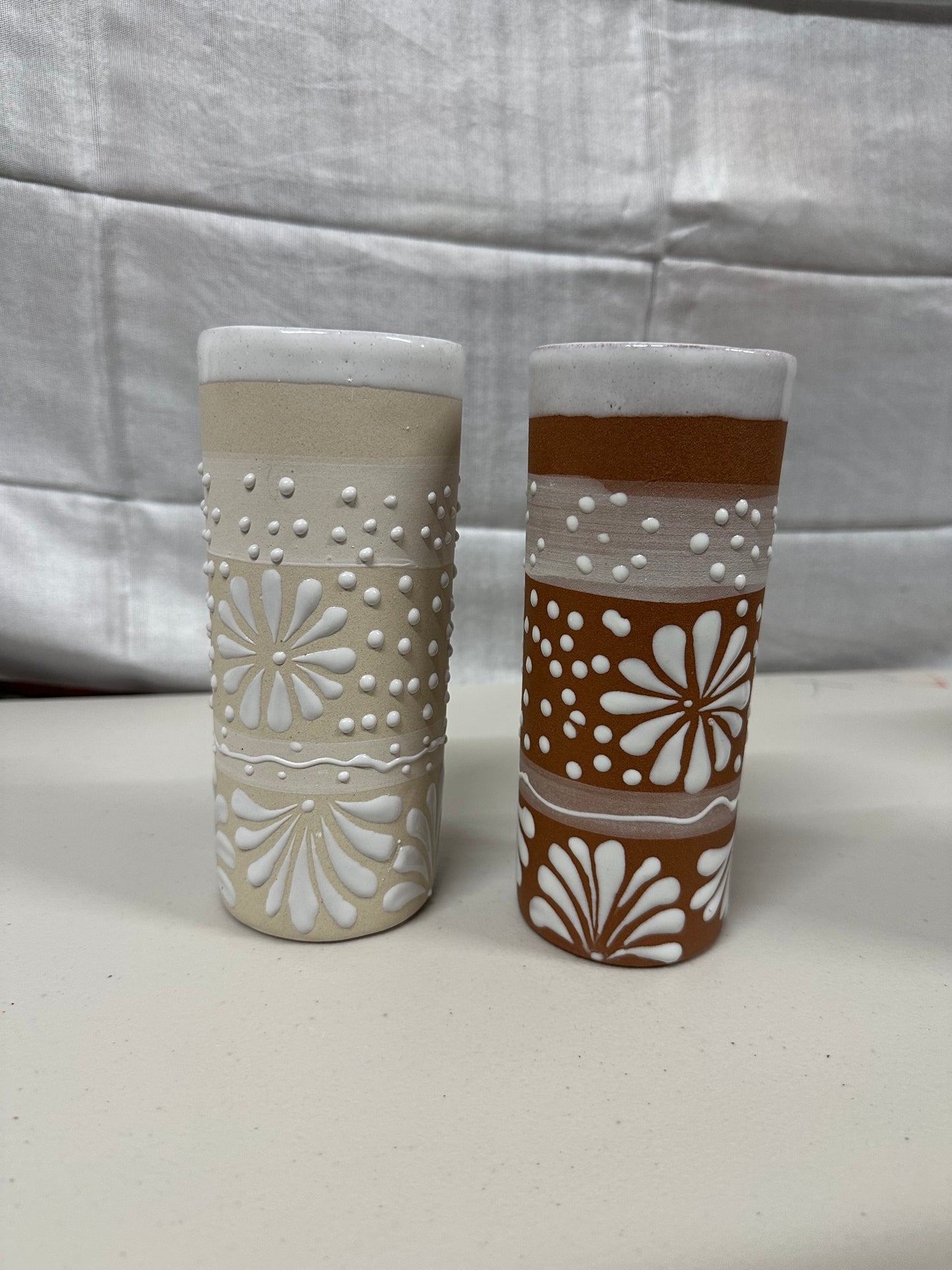 Tall Handmade Ceramic Cups