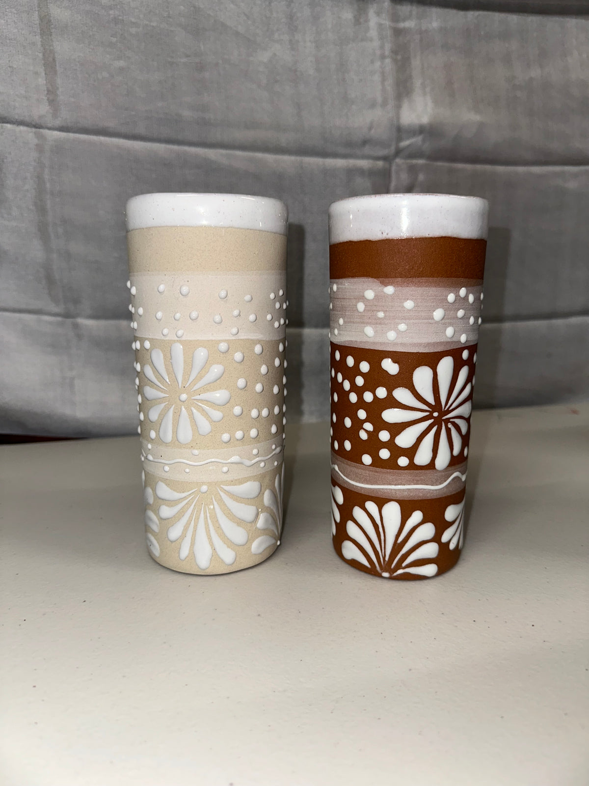 Tall Handmade Ceramic Cups