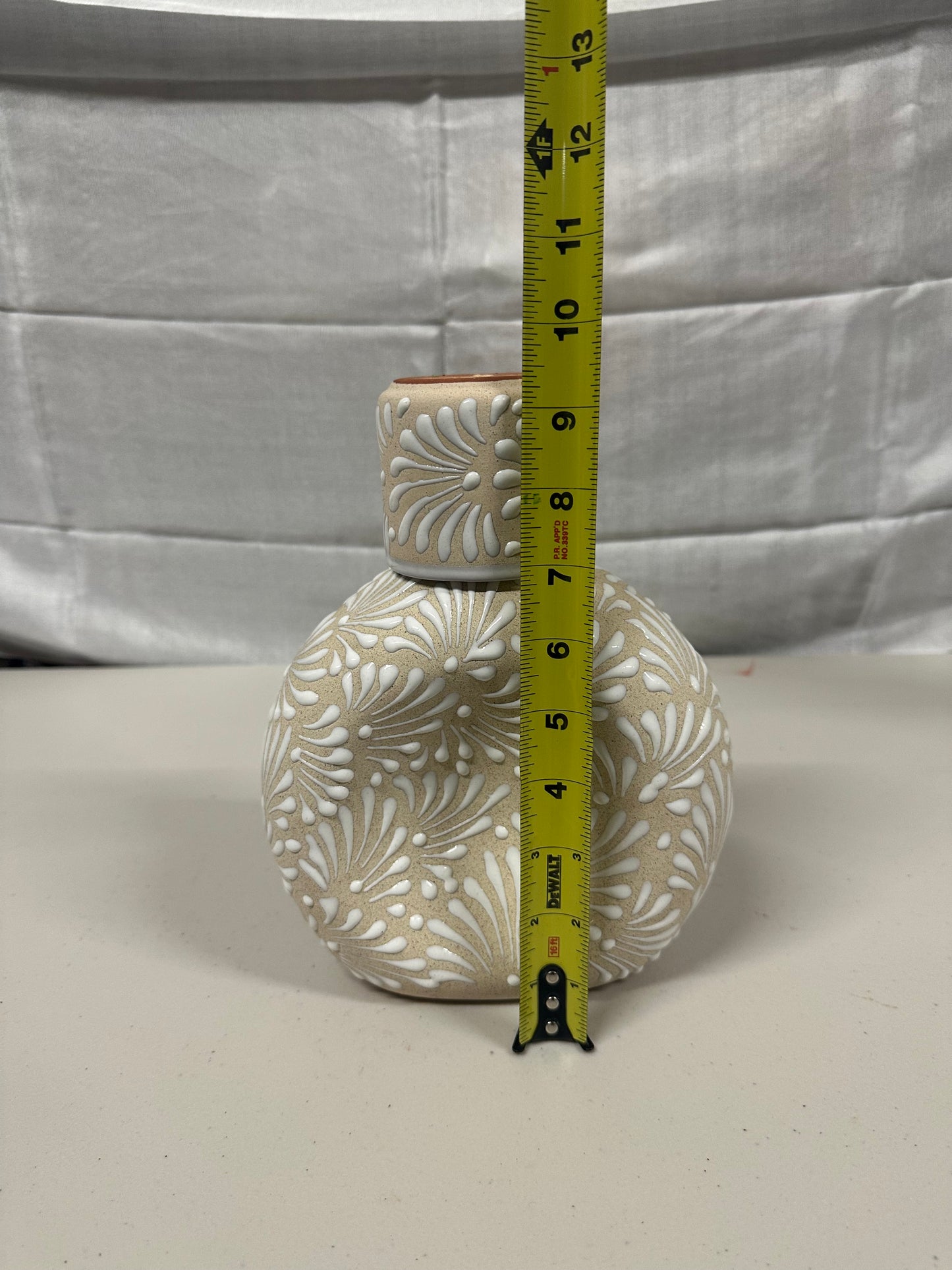 Mexican Ceramic Water Carafe