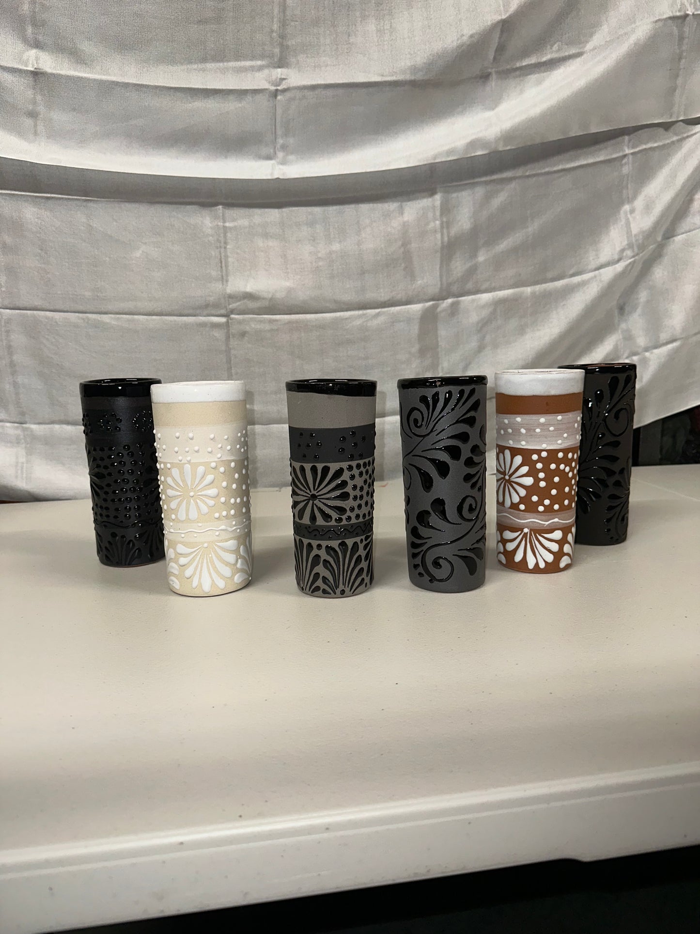 Tall Handmade Ceramic Cups
